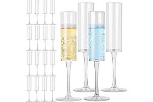 Acrylic Champagne Flutes: Unbreakable and Elegant Toasting Glasses