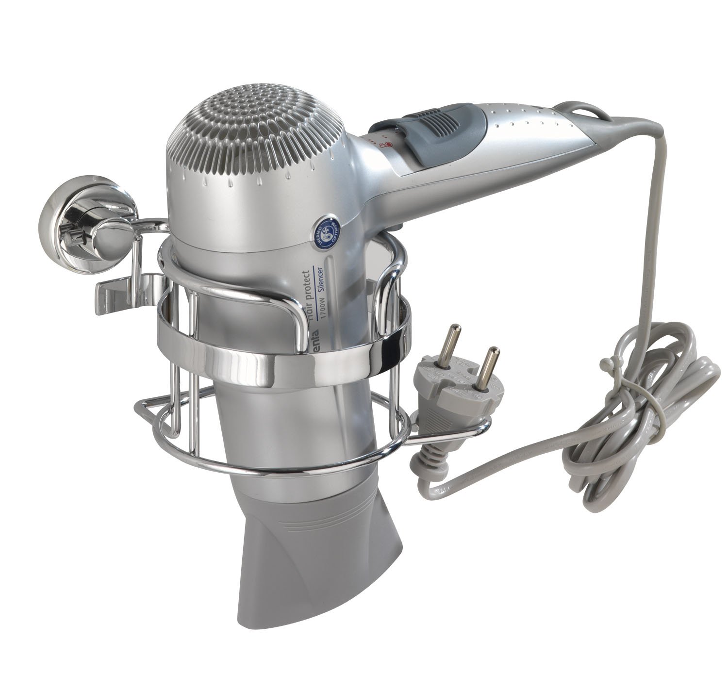WENKO Power-Loc® Hair Dryer Holder Sion
