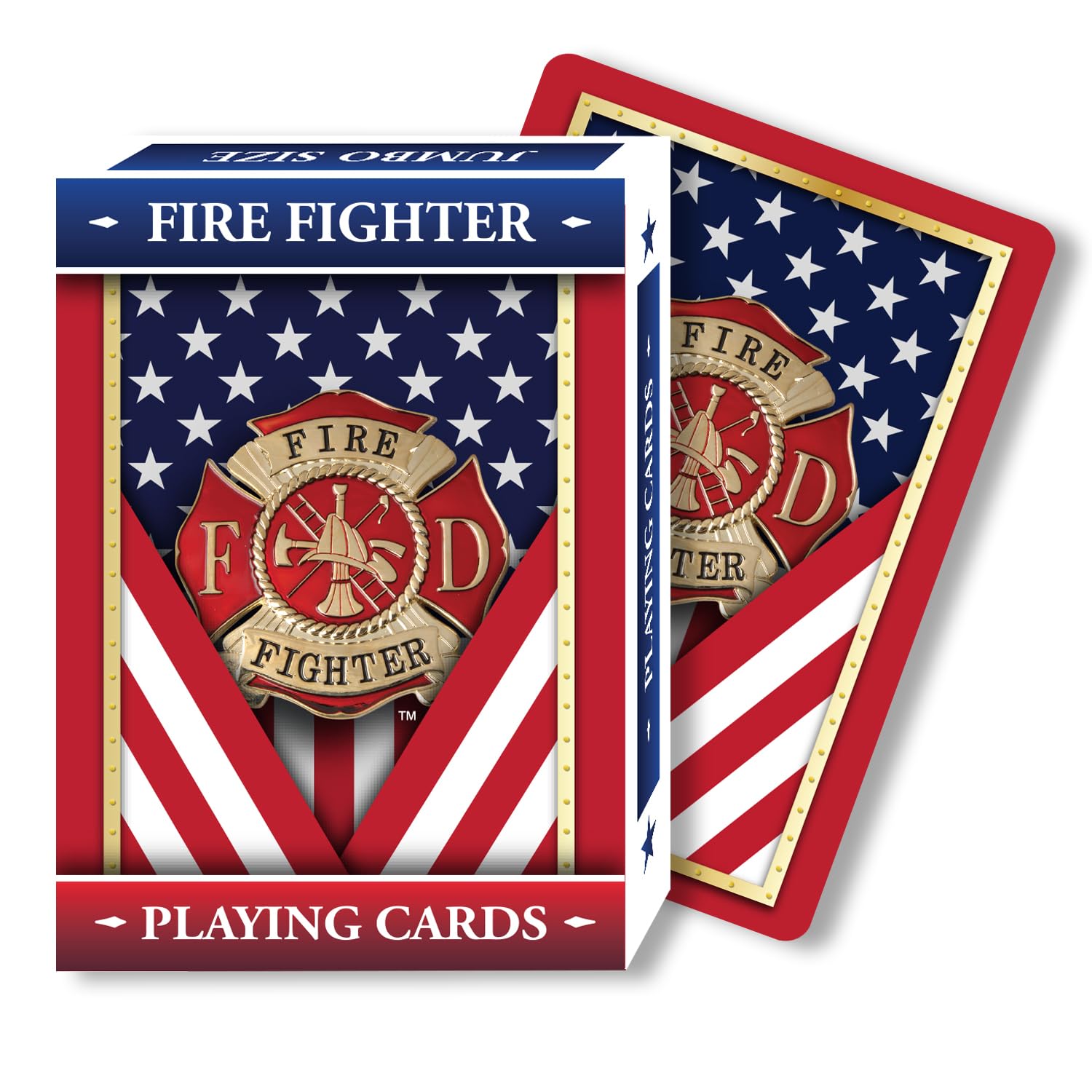 Springbok - United States Firefighter Playing Cards - Officially Licensed 52 Playing Card Deck - Made in USA