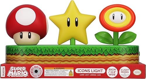 Miniatura 1 de Paladone Iconos de la lámpara LED de Nintendo Super Mario