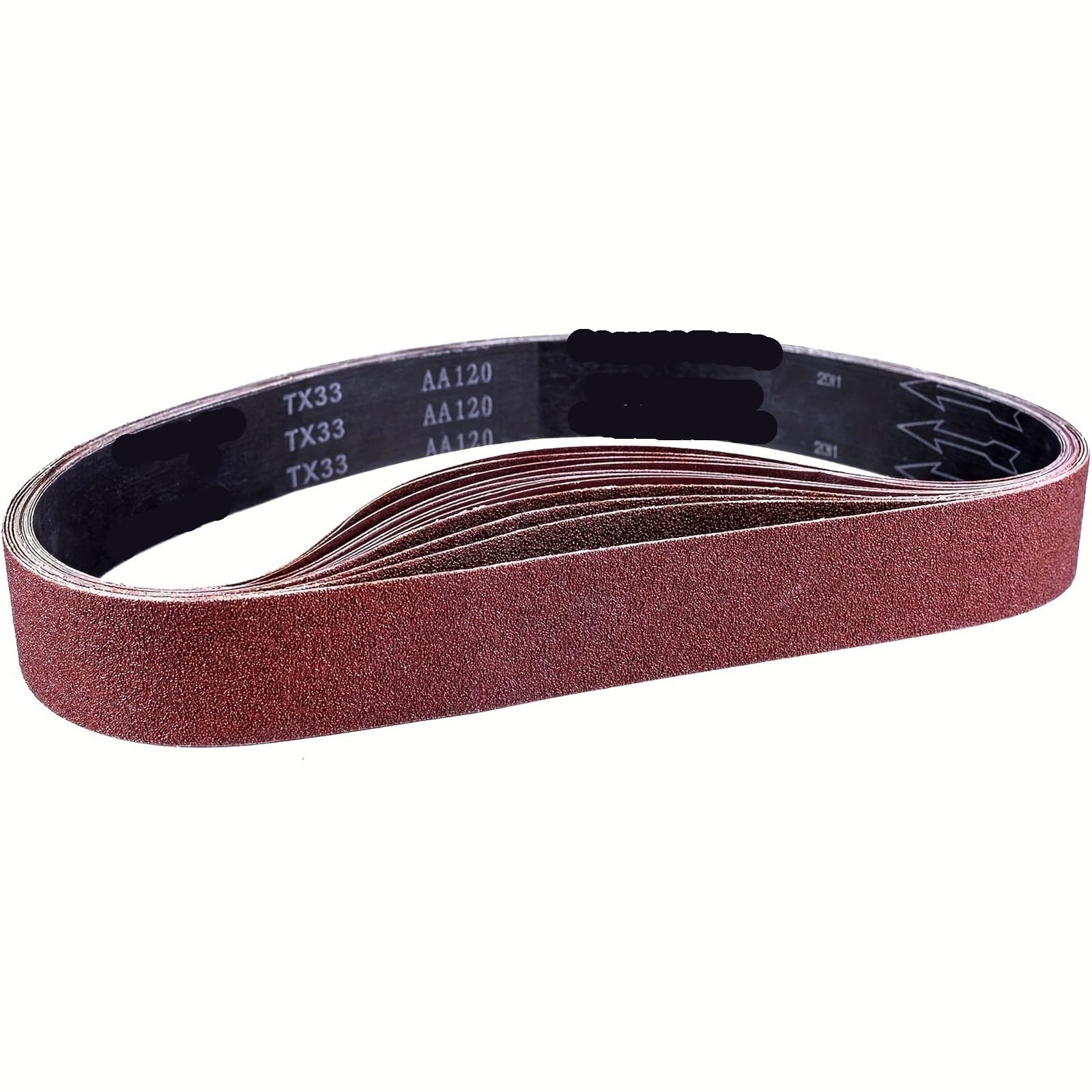 ZUOAHBDT Sander Belts Set, 6 pcs 686x50mm Sanding Belt Set, 40-600 Grit, for Wood Metal Rust Removal, Fits Sander(320 Grit)