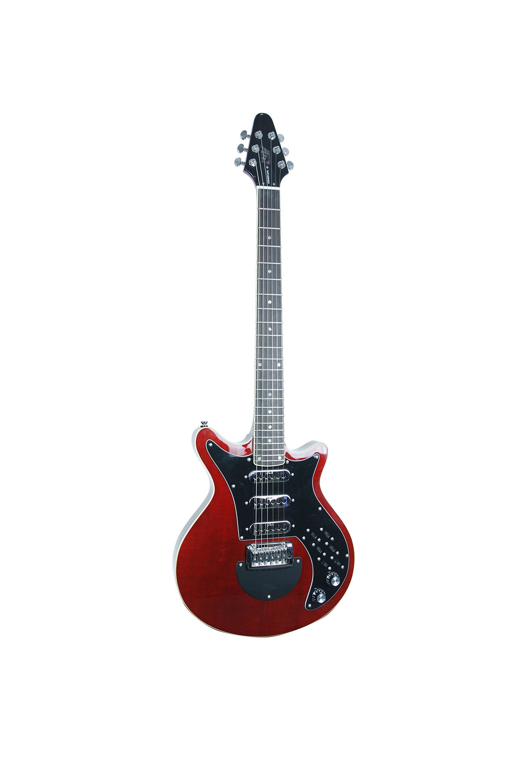 ivy IBM-200 TRD Brian May Solid-Body Electric Guitar, Trans Red