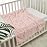 CREVENT 30X40 Cozy Soft Warm Sherpa Baby Blanket for Girls Boys, Newborn Essentials for Infant, Baby Shower Receiving Gift - Pink Heart 75X100cm