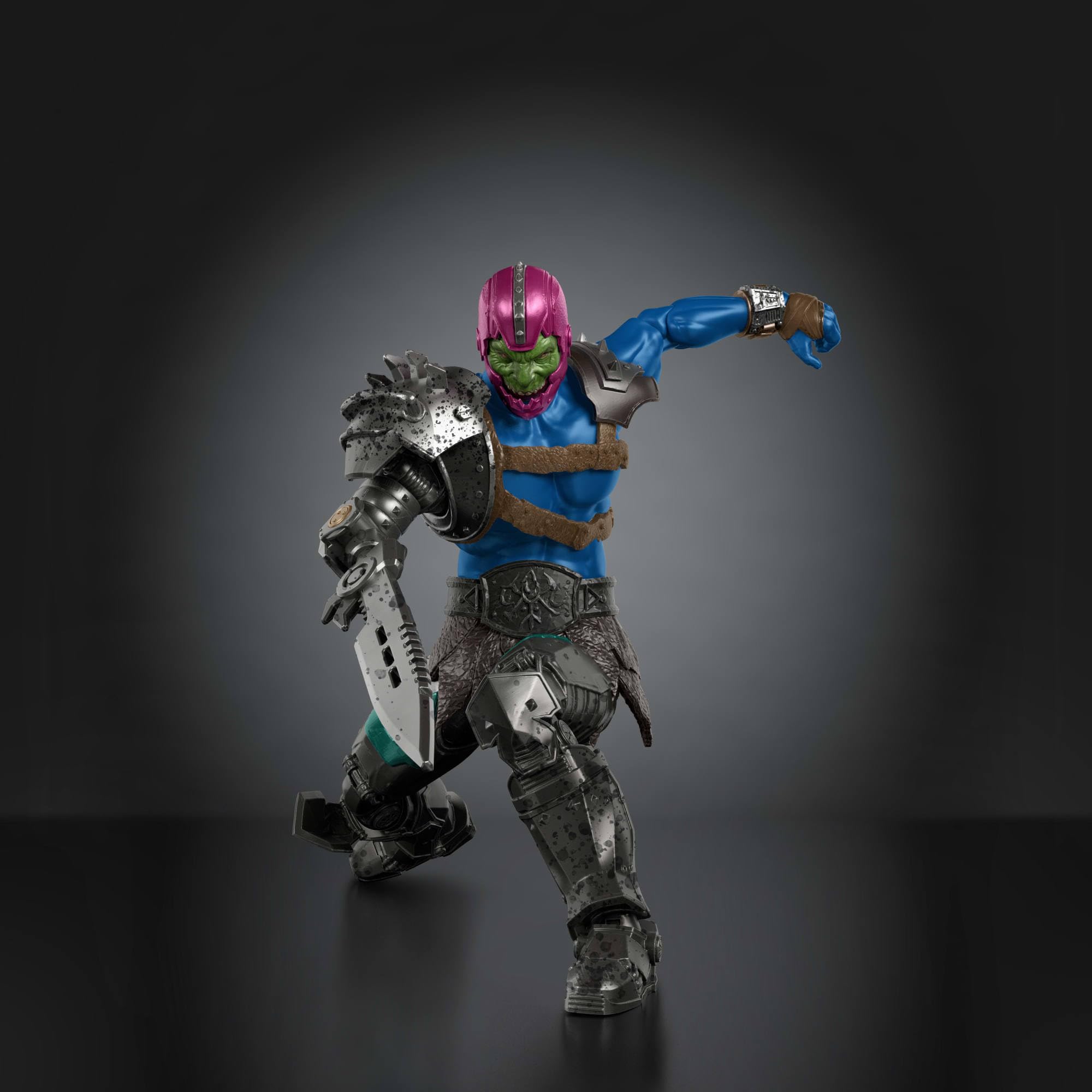 Masters of the Universe Actionfigur Chronicles Trap Jaw, Maßstab 1:12, Bösewicht detailgetreu zum Film von 2026, hervorragende Beweglichkeit mit 30 Bewegungspunkten, Hakenarm, JKJ27