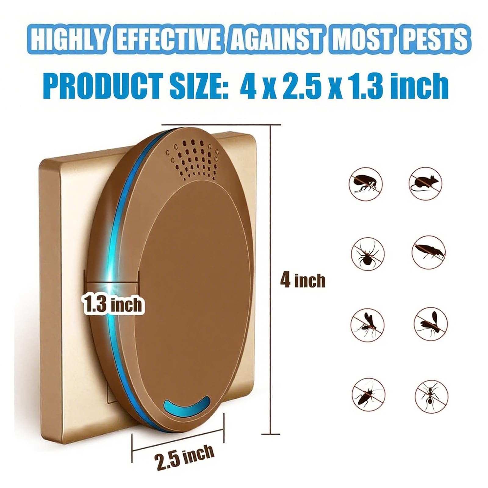 Easy to Use,Effective,Suitable for Indoor,5 Pack,Brown