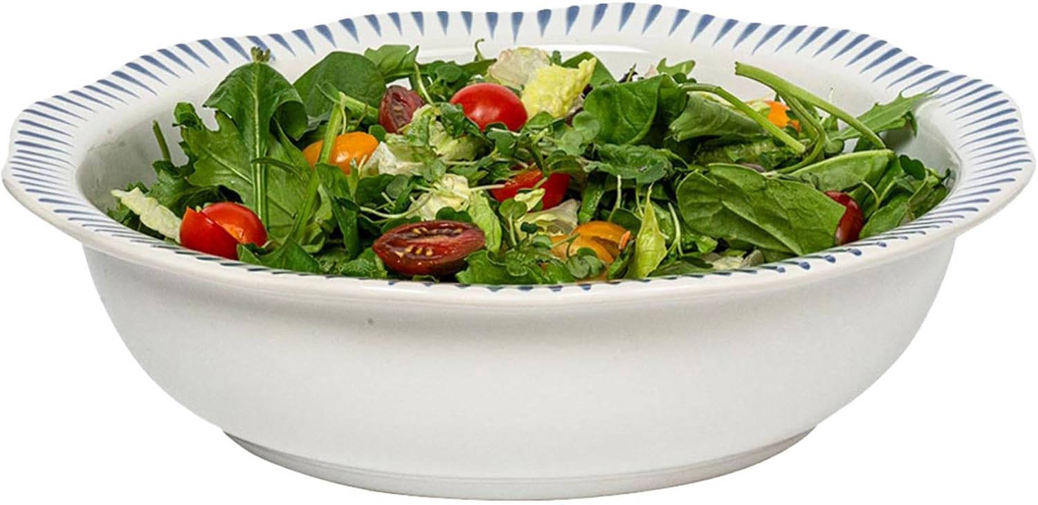 Juliska Sitio Stripe 12" Serving Bowl - Delft Blue