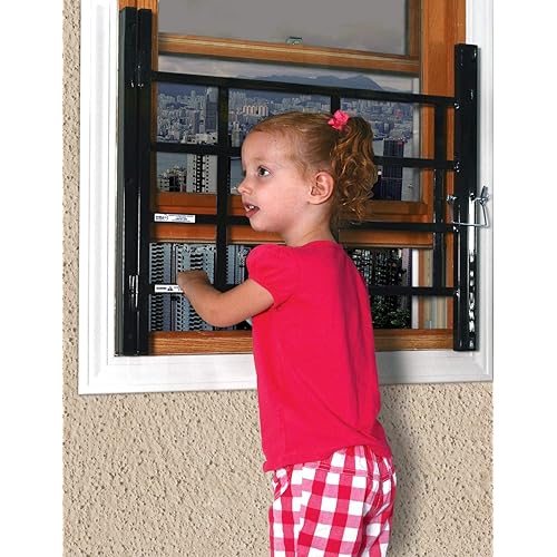 Segal S 4759 Fixed Window Guard Adjustable Child Safety