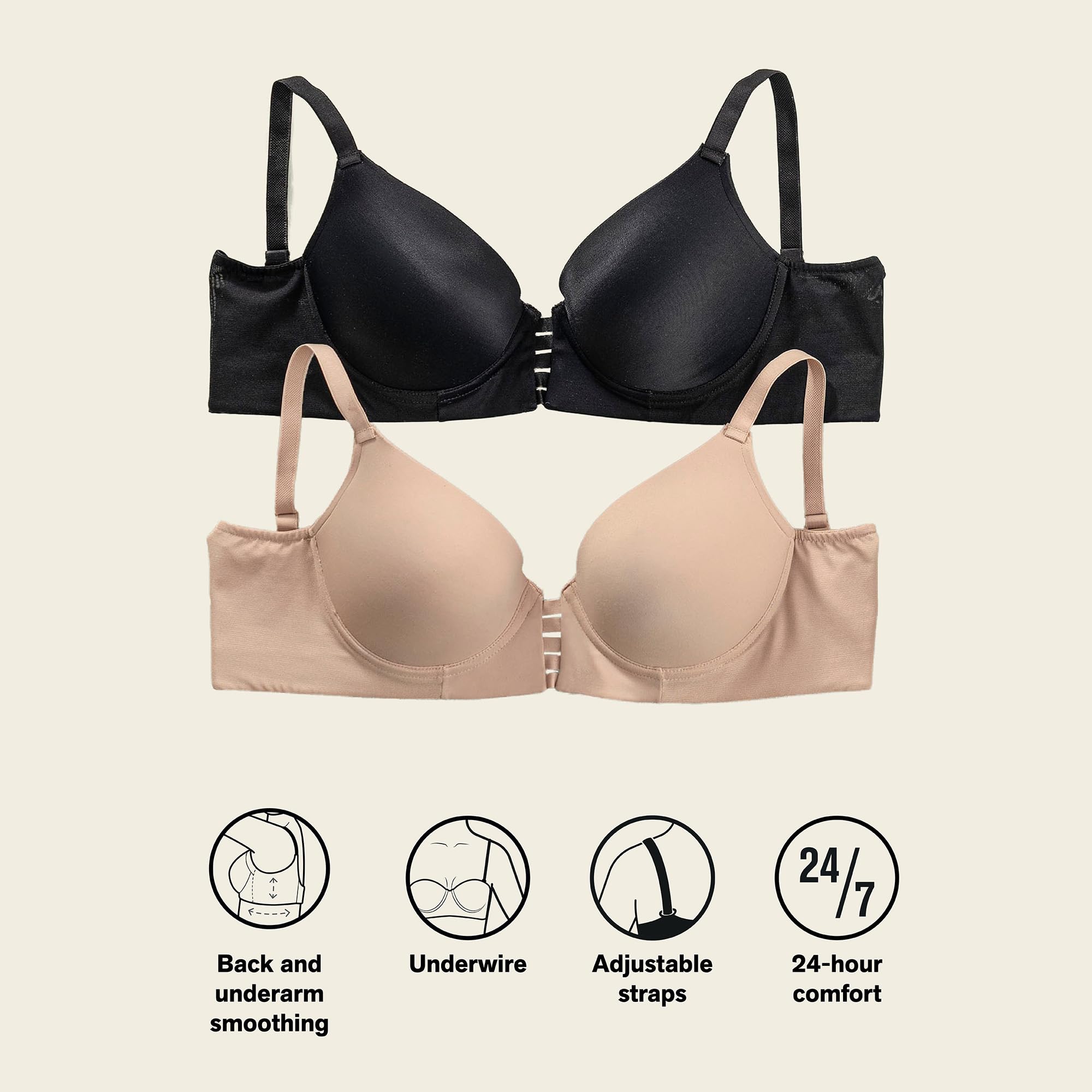 Leonisa Reggiseno a Triangolo con Push e buona Copertura - Memory Bustier