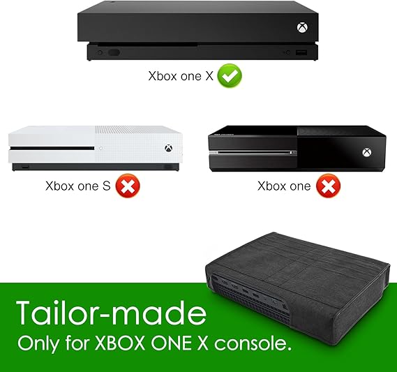 Amazon.com: MoKo Xbox One X Dust Cover Set, [7 Pieces] Dustproof 