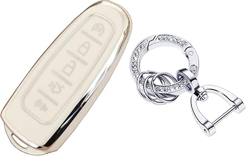 Miniatura 6 de Funda de TPU para llavero Ford Focus Edge Escape Explorer Taurus Lincoln MKT MKX