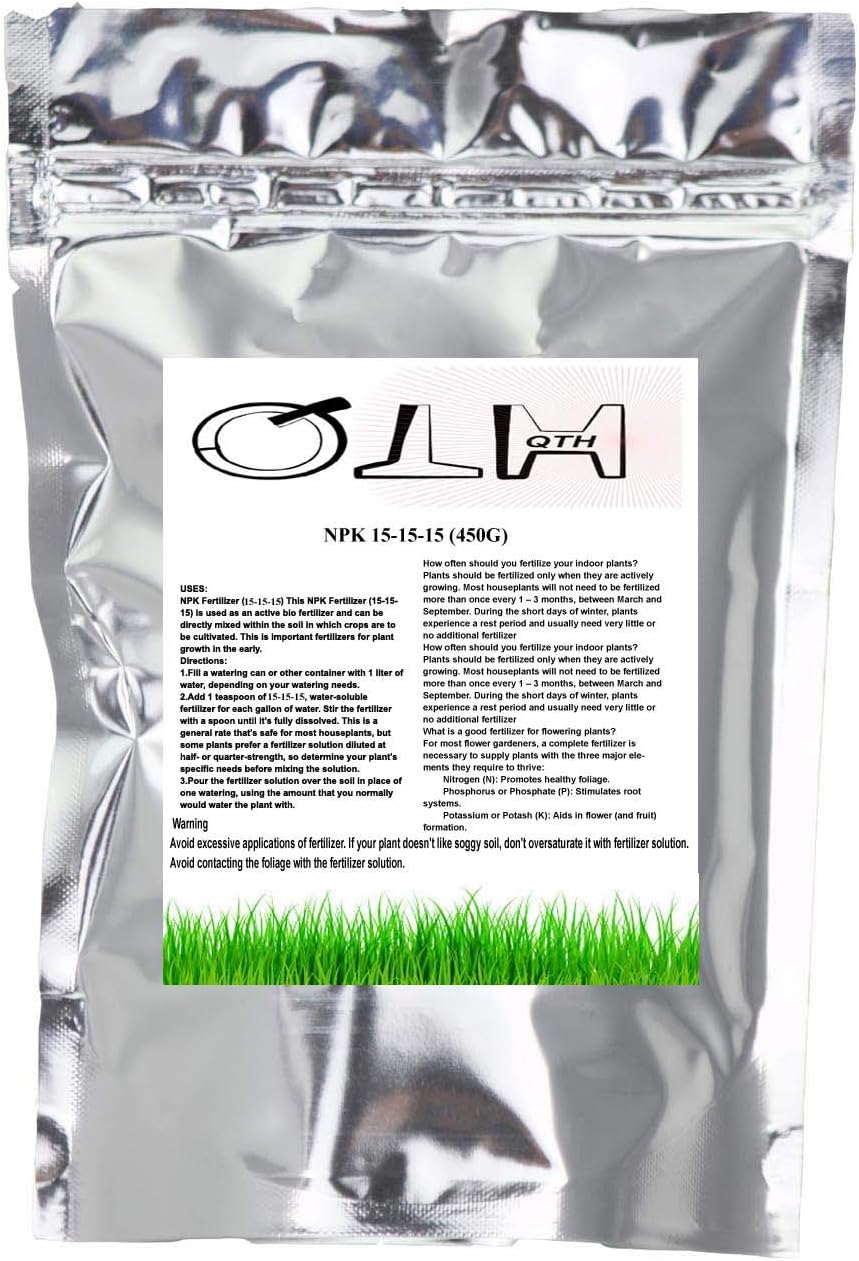 QTH Fertilizer for Home Plants NPK 15 15 15 Complex (200G)