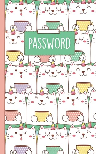 Quaderno Per Password Con Gatti: Libricino Per Scrivere E Organizzare Le Password E I Dati Di Accesso A Ogni Siti Web. Regalo Utilissimo!