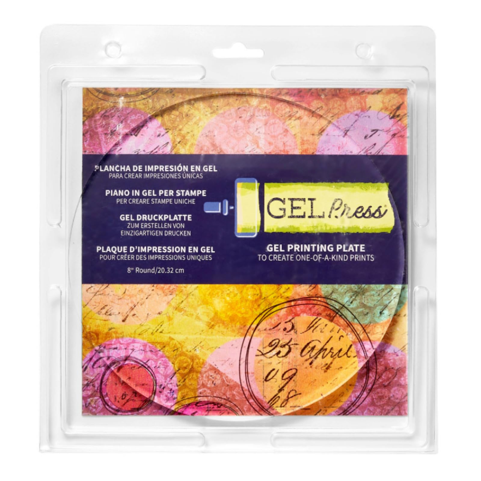 Plaque De Gel Réutilisable Transparente Pour Monoprinting Et Loisirs Créatifs - Taille A3 (40x28 Cm), Facile à Nettoyer