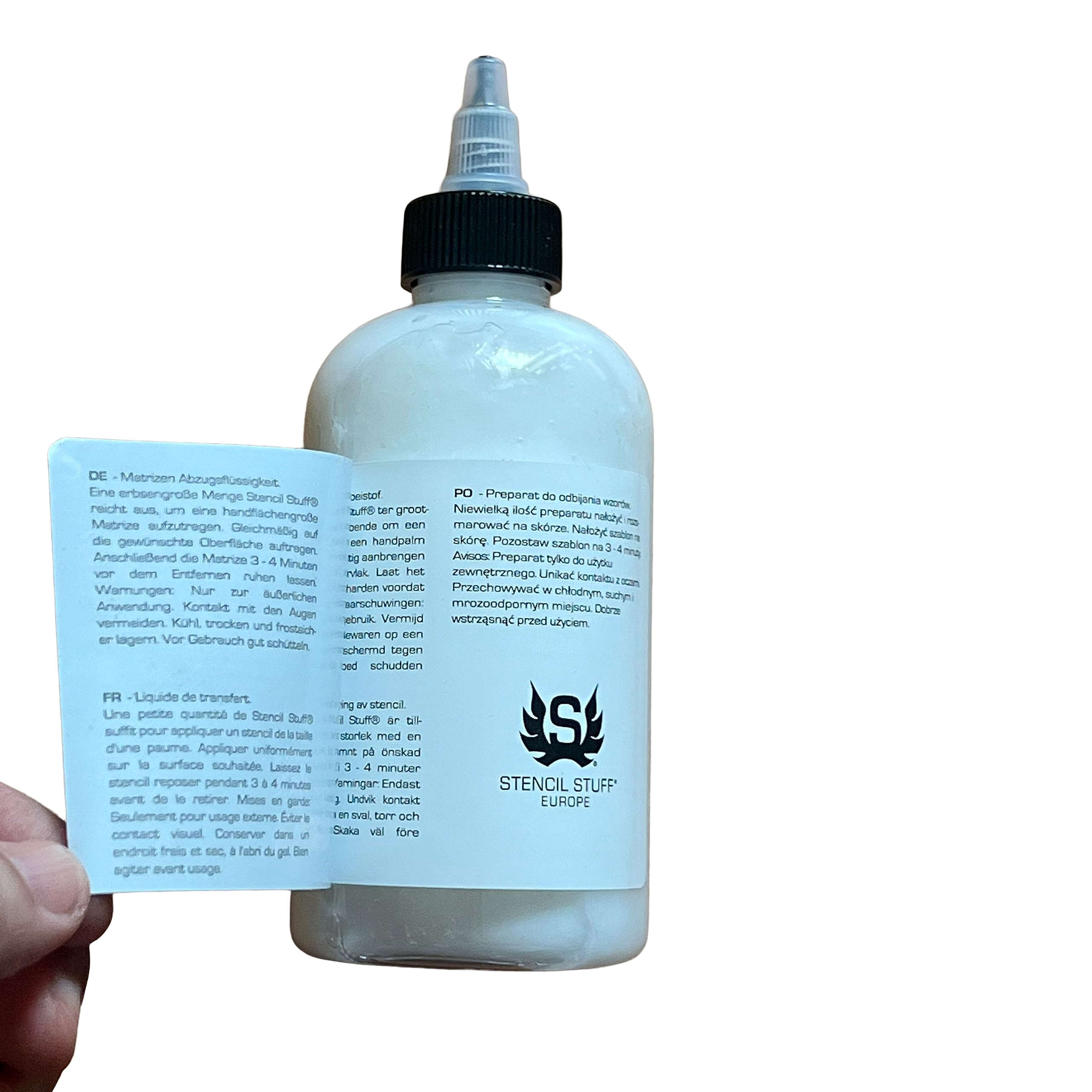 Stencil Stuff Liquido abrasivo 125 ml di crema abrasiva per stencil/schizzi