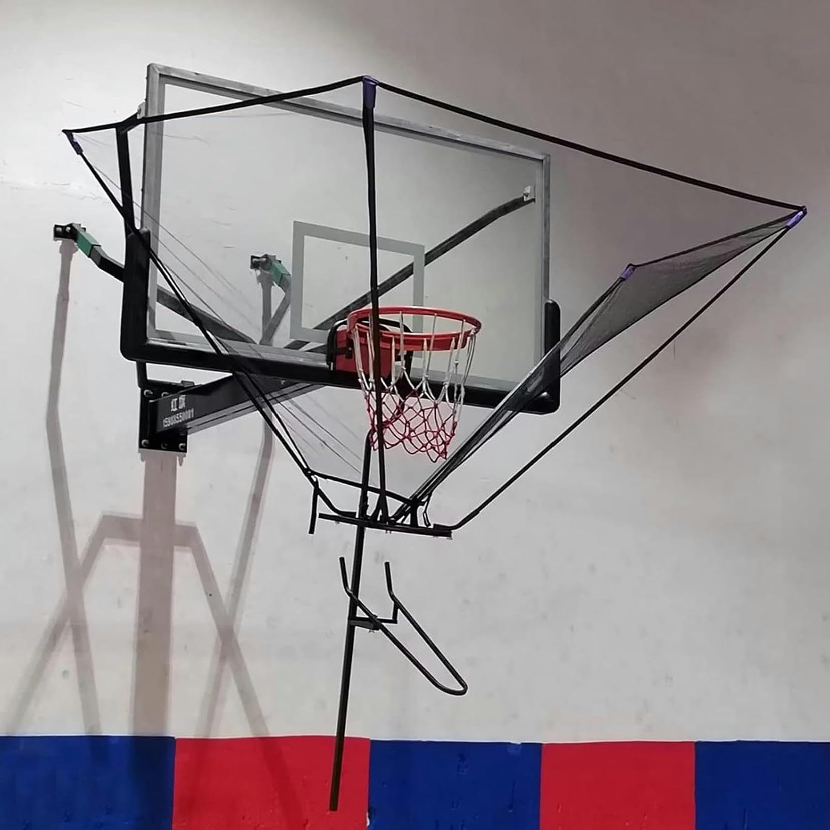 Matériel de basket-ball avec filet de rebond à 180 degrés pour club
