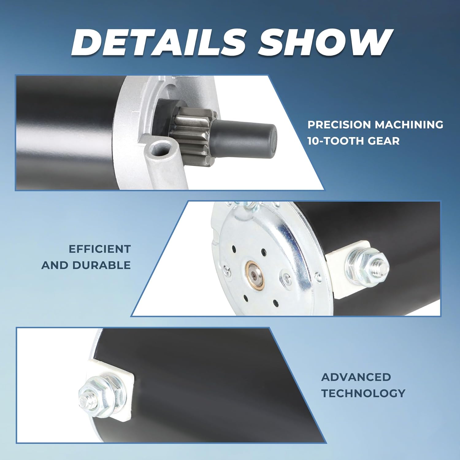 Starter Motor Replacement for Kohler CourageTwin SV710 SV715 SV720 SV725 SV730 SV735 SV740 SV810 SV820 SV830 20HP 23HP 25HP 27HP 32-098-01-S 32-098-04-S 32-098-03-S 32-098-08-S