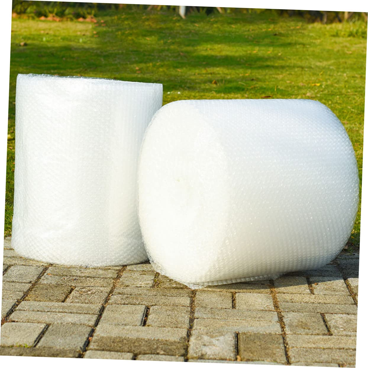 SEWACC Película De Burbujas Transparente 25 Cm x 33 M, Rollo De Embalaje Amortiguador Antichoque, Material De Embalaje Para Envíos y Mudanzas, Suministro Práctico Para Protección De Objetos Frágiles