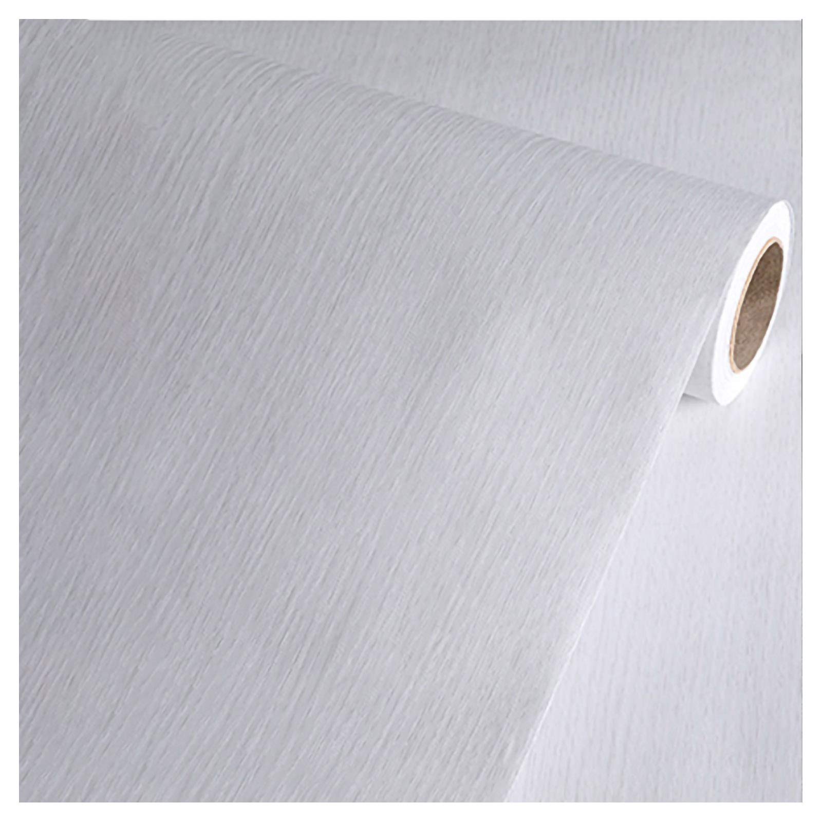 Carta Adesiva per Mobili PVC Impermeabile Antibatterico e Anti-umidità Wall Sticker per Mobili Realizzazione di Superfici Facile da Pulire Rivestimento Carta Adesiva Legno-3# quercia bianca 40cmx10m(1