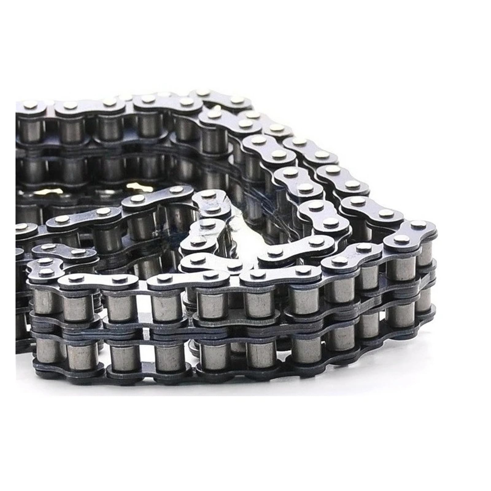 06B/06C Cadena de rodillos doble hilera paso corto acero al carbono | 1Pcs(06B-2)