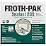 Froth-Pak 200 Spray Foam Sealant Kit, 9ft Hose. Improved Low GWP Formula. Seals Cavities, Penetrations and Gaps Up to 4" Wide