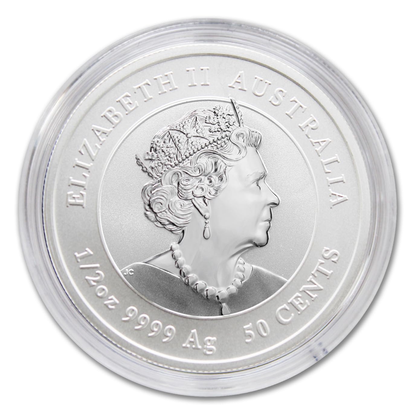 2023 P 1/2 oz Silver Australian Lunar Series III Year of the Rabbit Coin (in Capsule) Brilliant Uncirculated 50c Seller BU