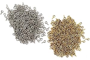 800 PCS Screw Eye Pin Set for Jewelry Making