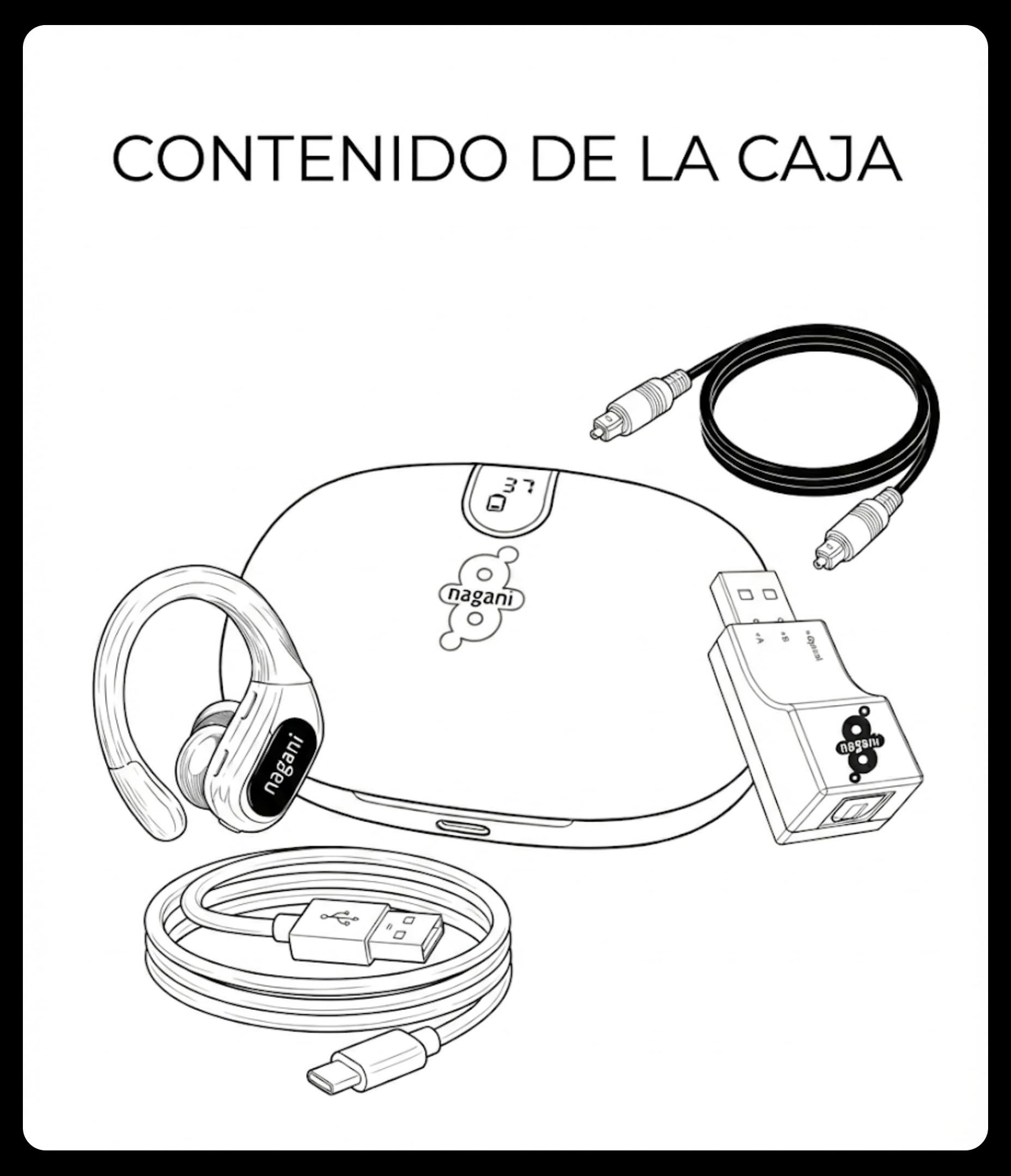 Auriculares INALAMBRICOS Bluetooth TOSHLINK TV