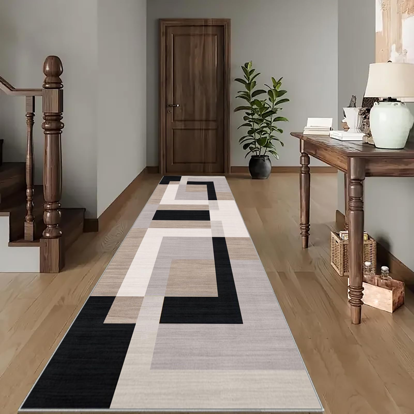 Korytarz dywanik kuchenny Przedni Zlewozmywak Można prać 80 x 260 cm Długi chodnik Wycieraczka wewnętrzna Antypoślizgowa mata podłogowa Dywan do przejścia, biura, salonu, sypialni, wejścia