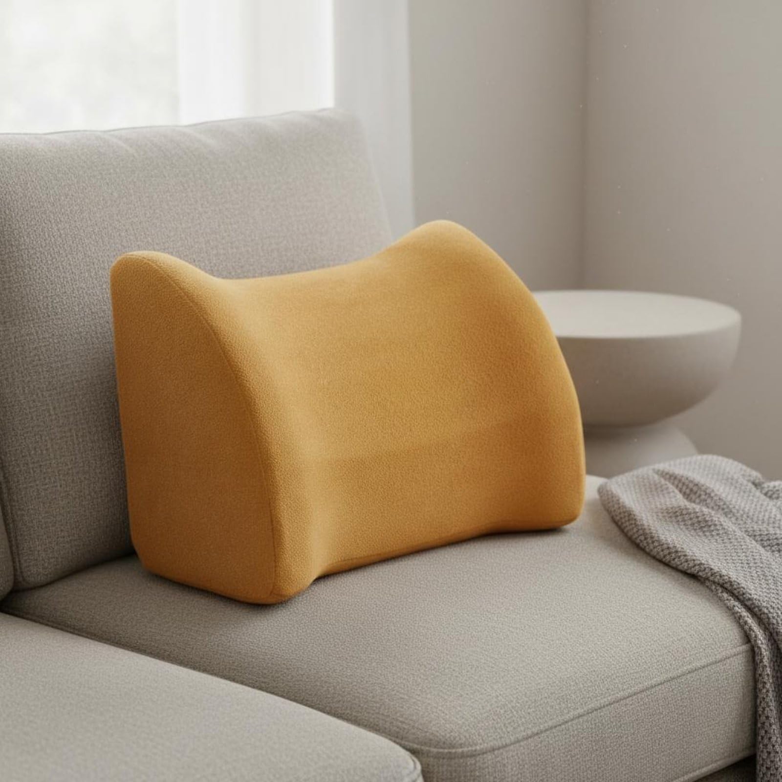 Qianly Seitenschläfer Stützkissen ergonomisch ergonomisches Taillenstützkissen multifunktional ergonomisches Taillenkissen für Schwangere, Dunkelgrau, 50CM Hoch