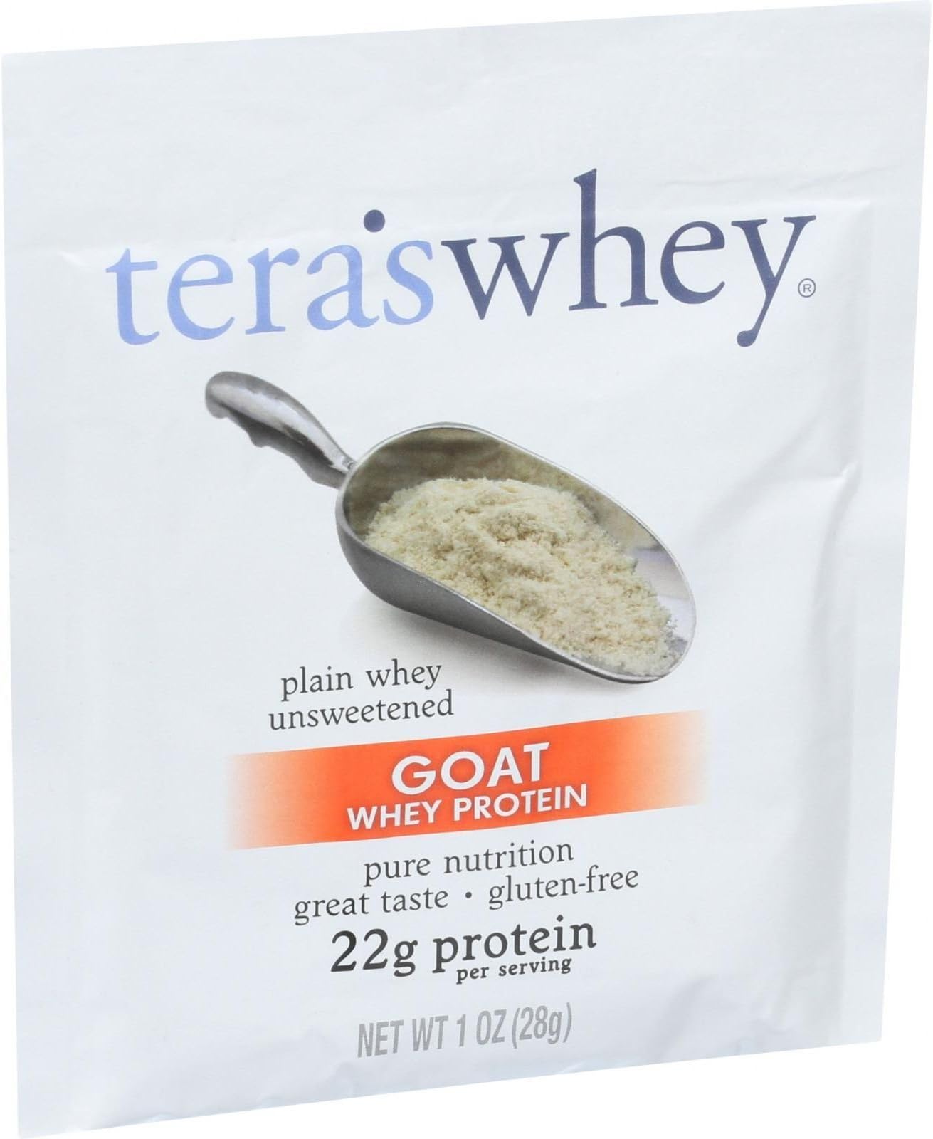 Plain Goat Whey Protein 1 Ounces (Case of 12)