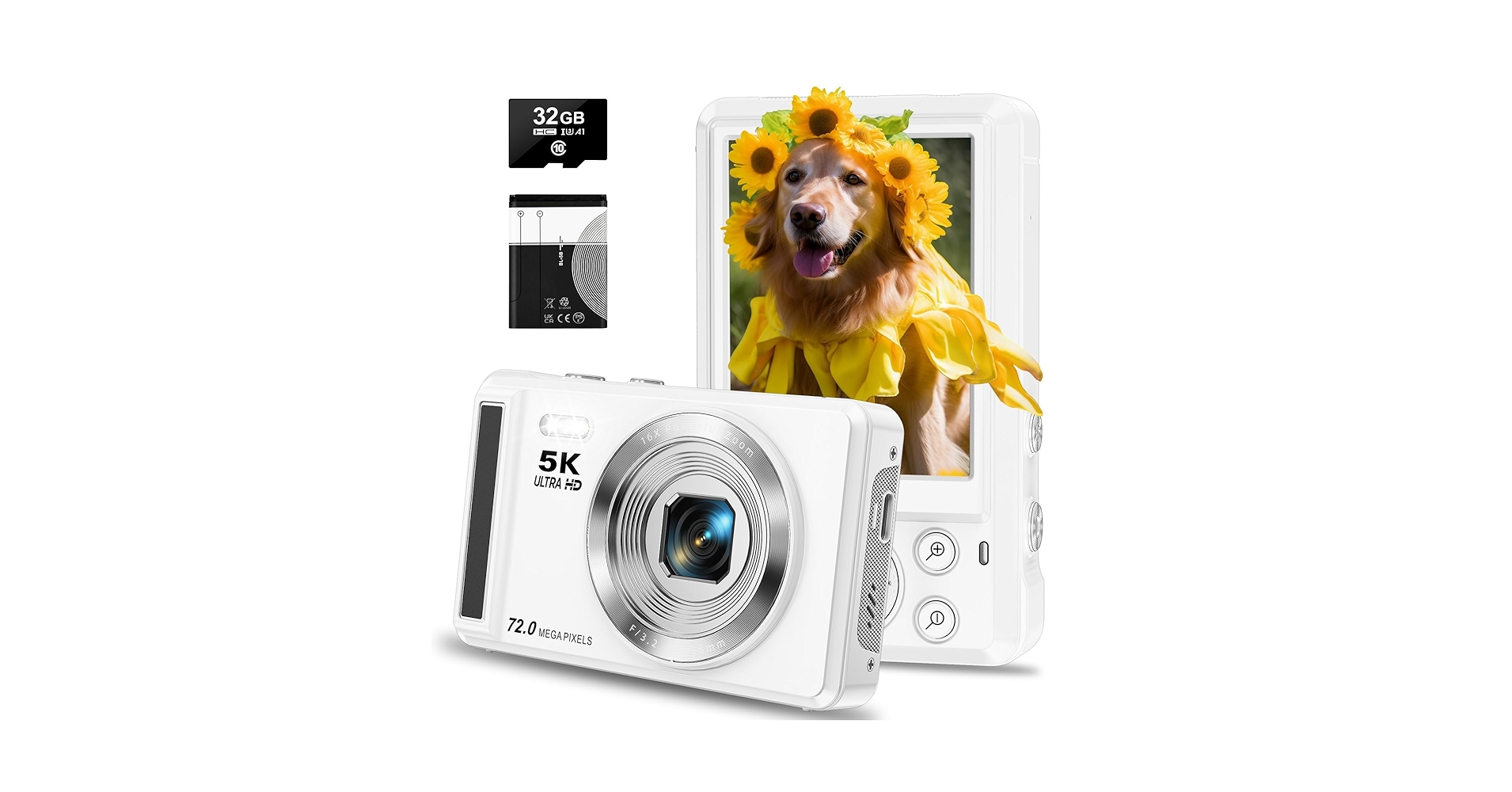 5K UHD デジタルカメラ 75MP Amazon.com : 5K Digital Camera - 72MP Digital Cameras with