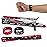 PICK A TOY Ninja Toys for Boys & Girls Party Favors Supplies Ninja Slap Bracelets, 12 Pack, Birthday Party Goodies, School Treasure Box, Stocking Stuffers, 6 Black and 6 Red