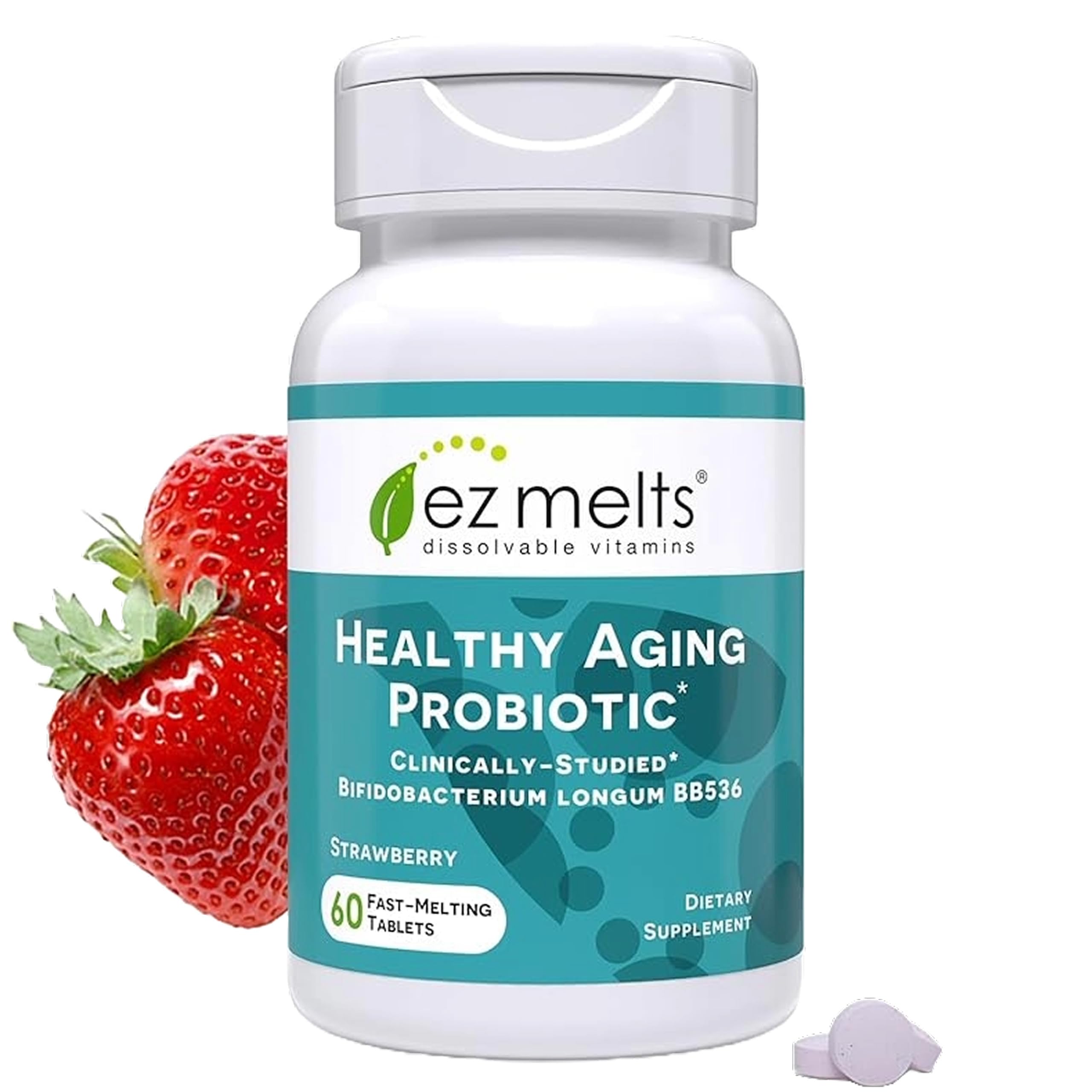 Amazon.com: EZ Melts Healthy Aging Probiotic - Daily Probiotic for