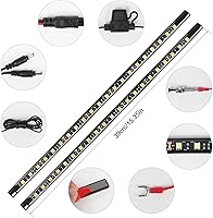 Vista 3 de 2-in-1 Under Hood LED Light Kit, Waterproof 12V Car LED Light Bar Car Underhood Work Lights with Automatic On/Off, 2pcs 36cm/14.17in 21LEDs Light