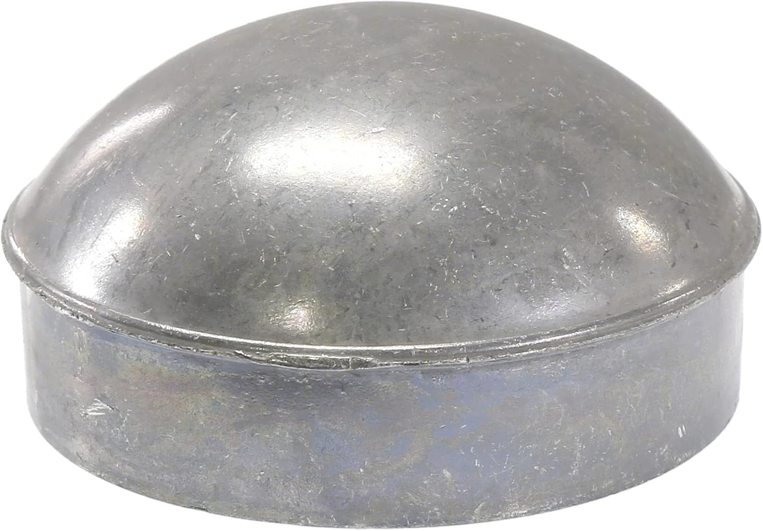 Chain Link Fence 3" (2 7/8" OD) Round Dome External Post Caps | Die Cast Aluminum Caps | Chain Link Caps | (Pack of 12)