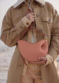 新品 ポレーヌ トンカ デュオ キャメル ショルダーバッグ レザー ブラウン Polène | バッグ- Tonca - デュオ キャメル