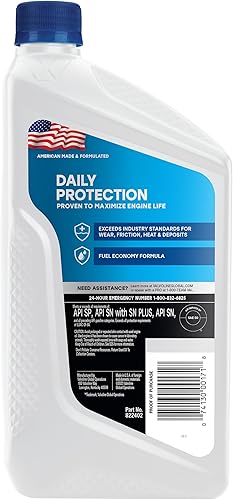 Miniatura 3 de Valvoline Protección Diaria Aceite de motor convencional SAE 50, 1 cuarto de galón, caja de 6 unidades (el empaque puede variar)