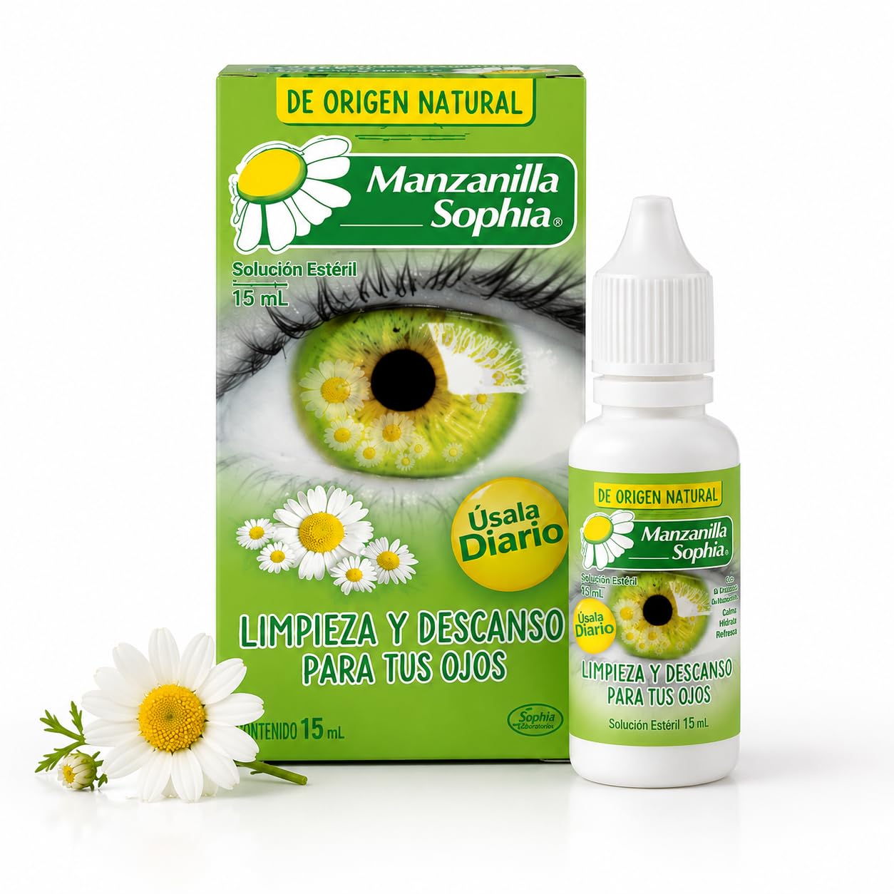 Manzanilla Sophia Chamomile Botanical Eye Area Care Solution 15 mL
