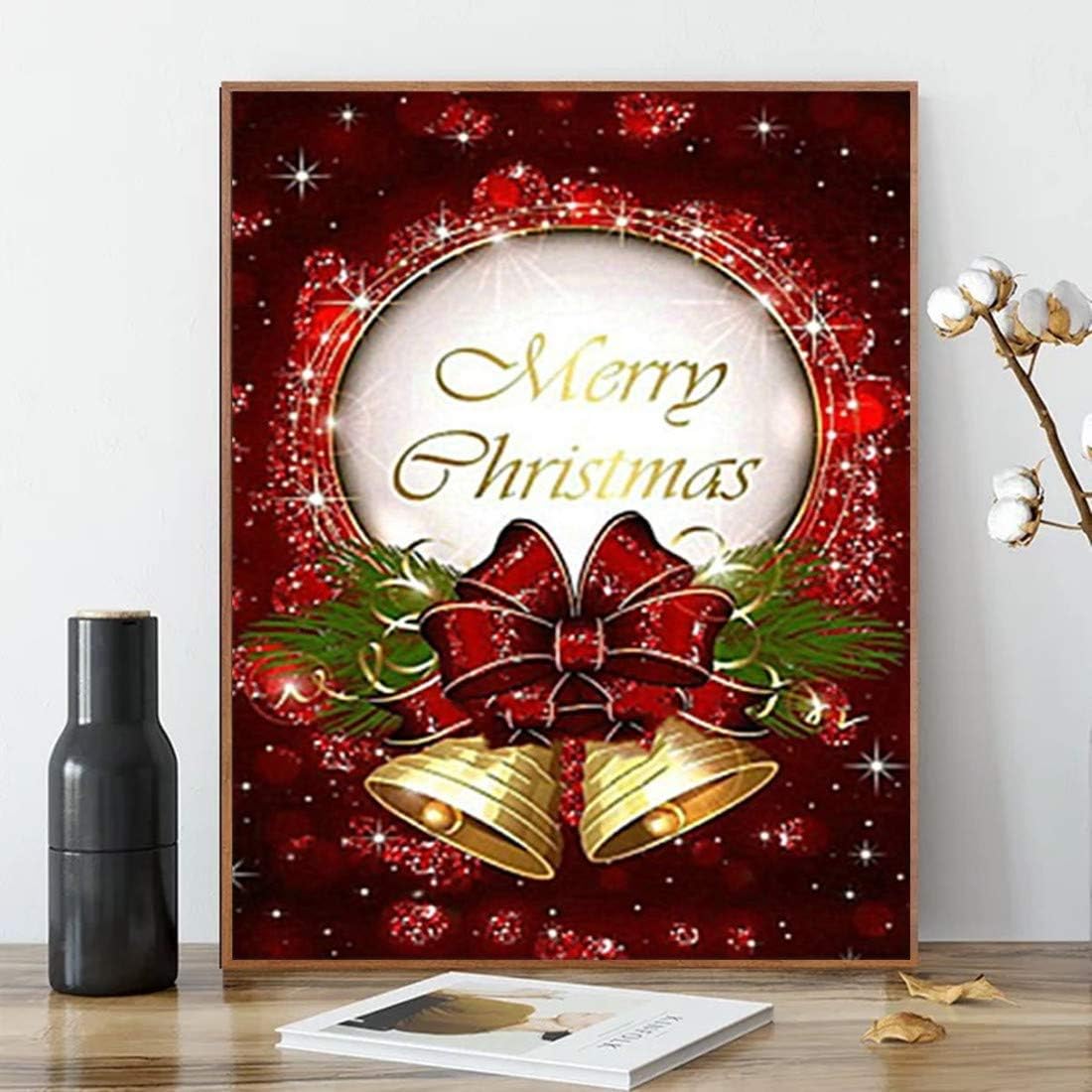 ACENGXI Christmas Paint by Numbers Christmas Paint by Numbers Santa Claus DIY Canvas