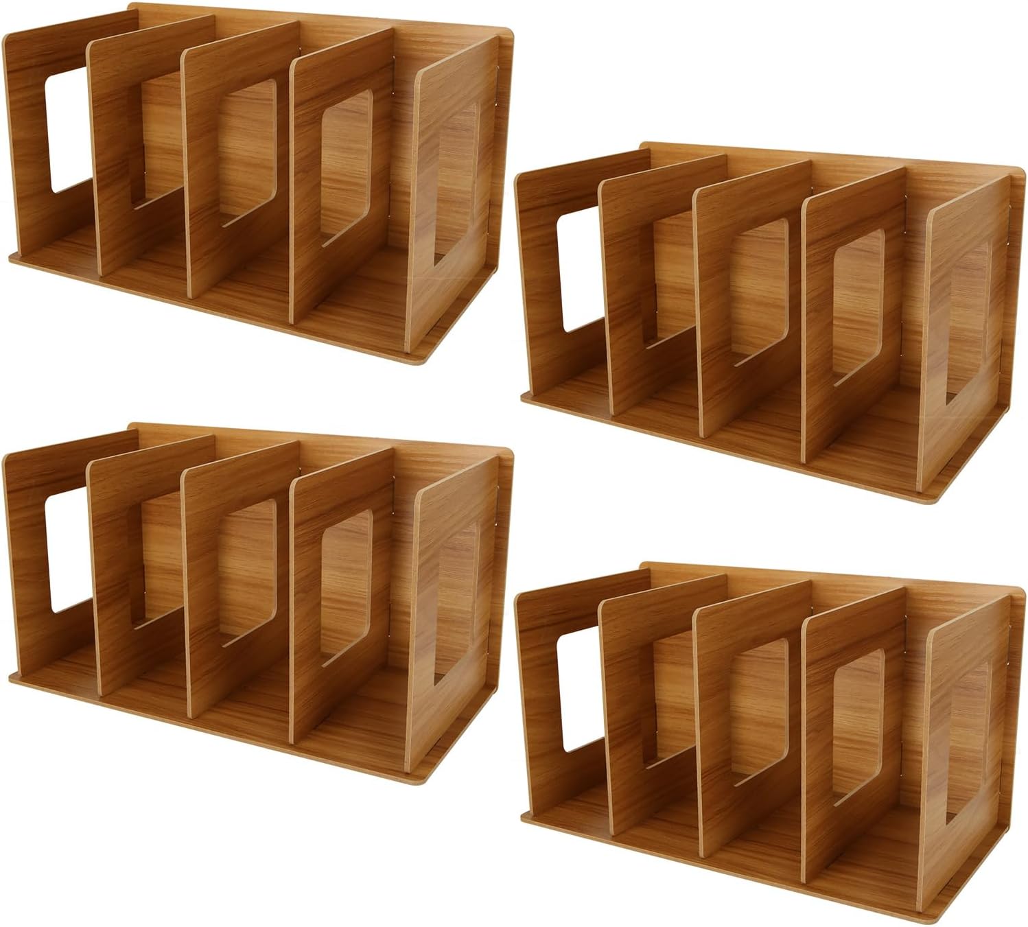 HOMCOM Wall Mount 84 CD / 56 DVD/Blu-ray/Media Storage Rack 4 Cubes ...