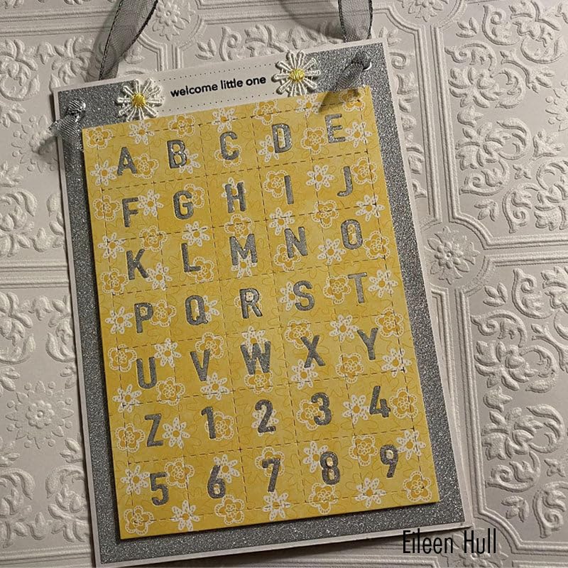 Matrice Sizzix Thinlits Die Eileen Hull Alphanumeric pour découpe alphabet - 6