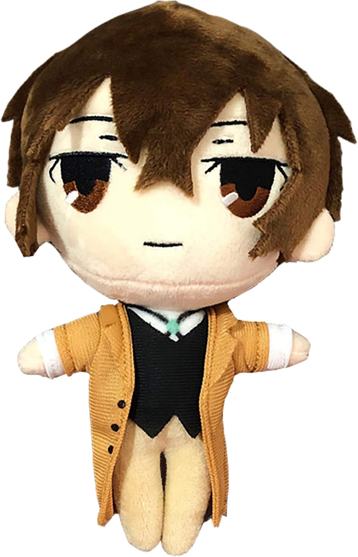 LIZAKI Anime Plush Toy Dazai Osamu Stuffed Doll Nakahara Chuuya Figure Toys Ryunosuke Akutagawa Throw Pillow Home Decoration, Halloween Christmas Birthday Gift for Kids