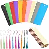 Segnalibri Vuoti Con Nappe - Kit 60 Pezzi Per DIY E Regali - Foto 9