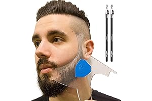 Aberlite ClearShaper 2.0: The Ultimate Barber Stencil for Precise Beard and Hair Shaping