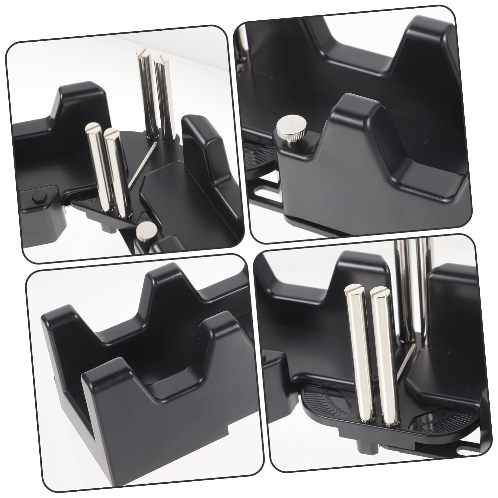 KONTONTY Bevel Measurement Tool Protractor Angle Finder Miter Saw Protractor Tool Miter Angle Finder Miter Angle Measuring Tool Angles Cutting Tool Corner Clamp Stainless Steel Black