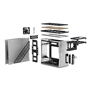 Amazon.co.jp: Fractal Design Era ITX Silver ミニタワーPC