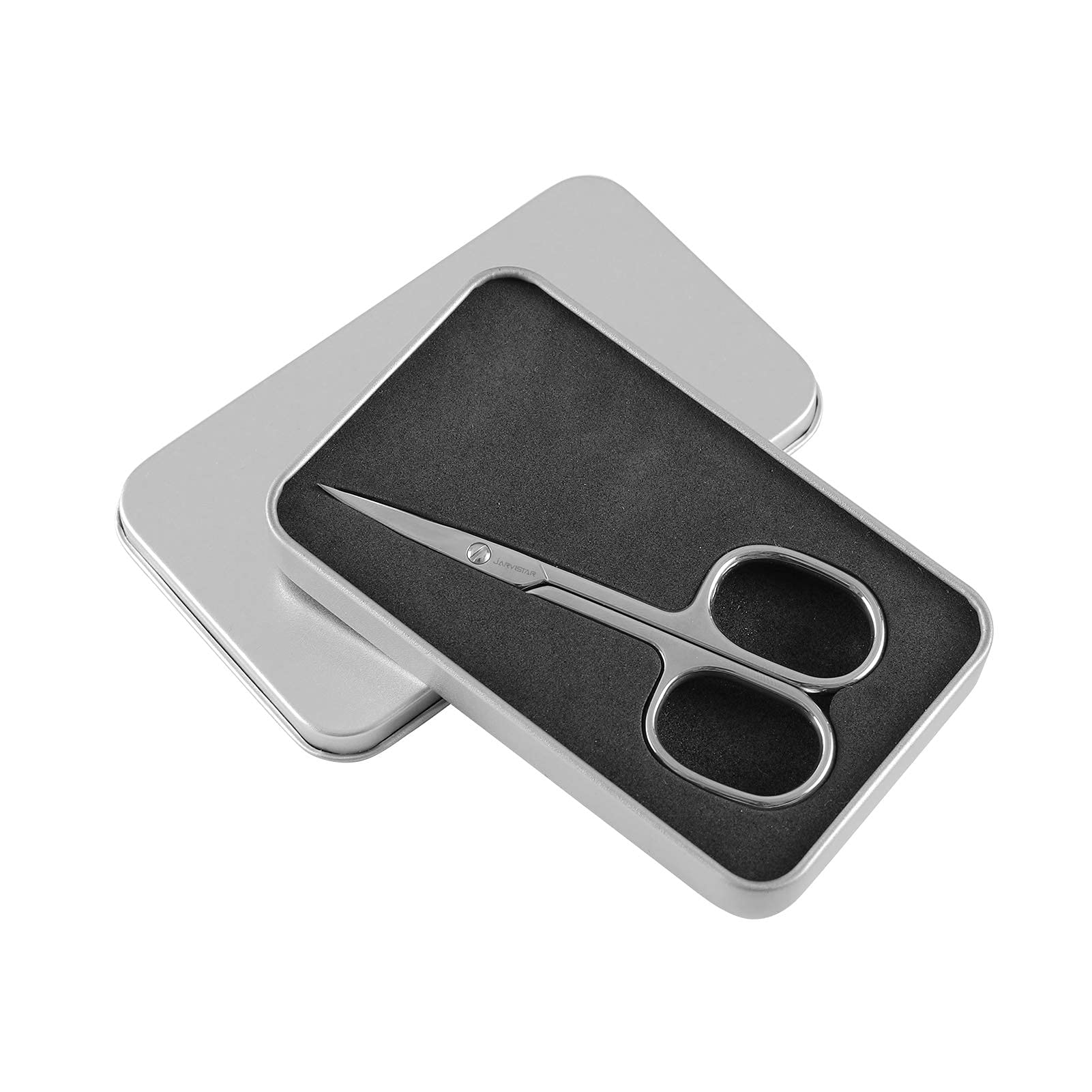 JARVISTAR Ciseaux à ongles incurvés, ciseaux cuticules tranchants, manucure, pédicure, beauté, 95 mm