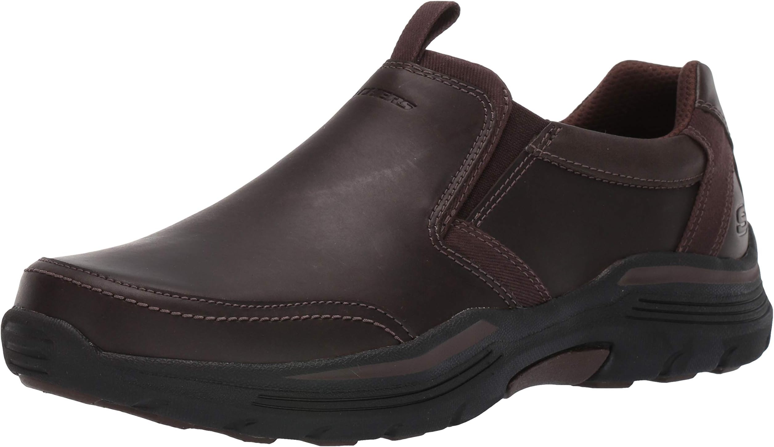 Men's Expended-morgo Leather Slip on Moccasin