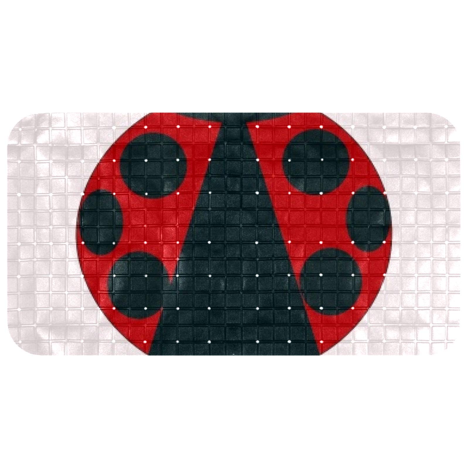 Tapis de bain écologique anti-glisse 60x35 cm spécial baignoire lisse
