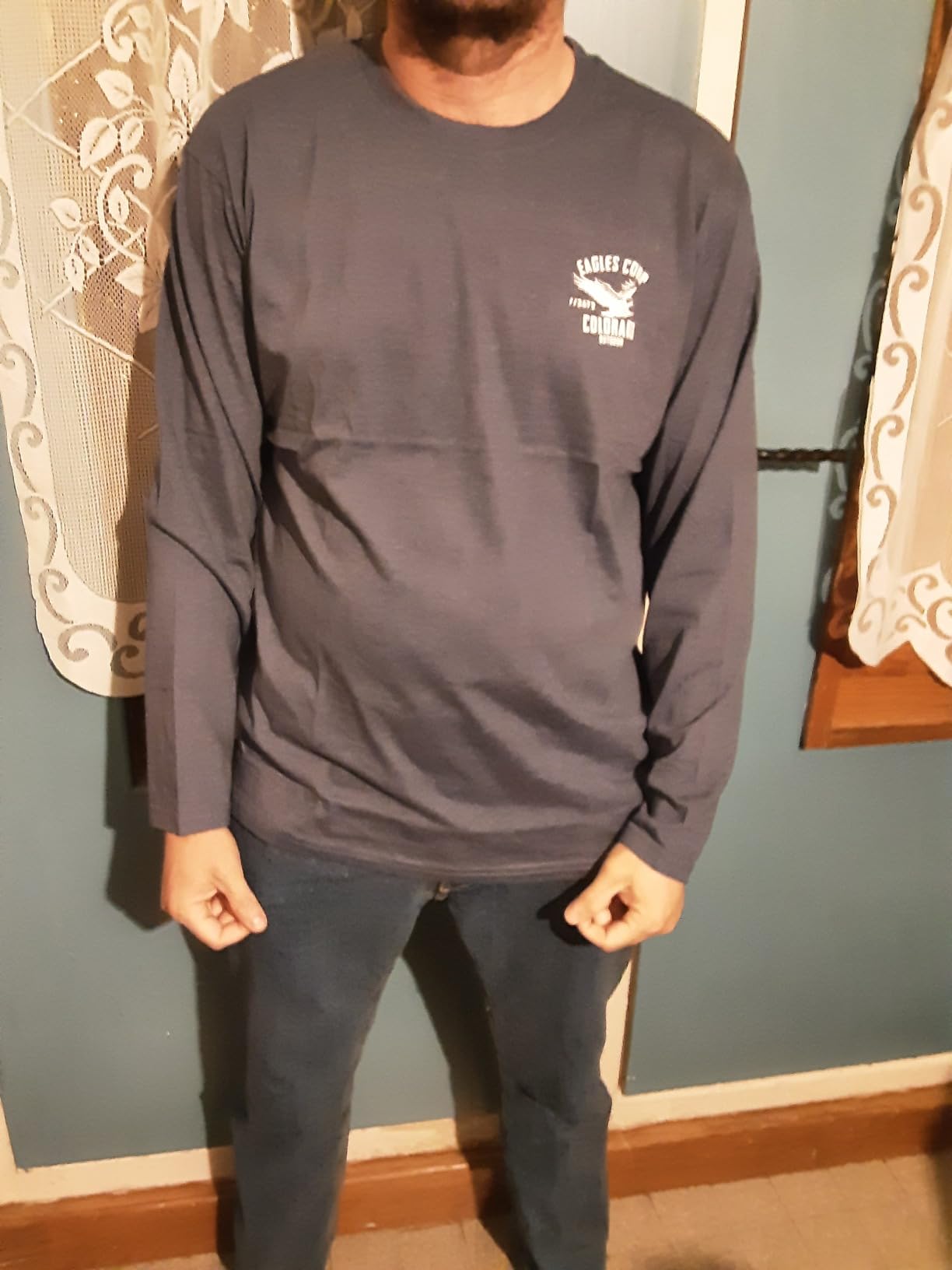 Lot De 4 T-shirts Manches Longues ATLAS FOR MEN - Coton, Coupe Classique, Tailles M à 5XL